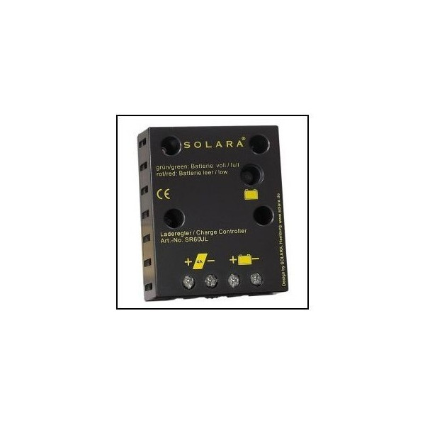 Regulador Solara SR60-UL, 12V., 4A.
