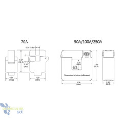 Pinça Toroidal SolarEdge 100A