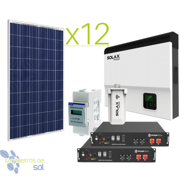 Solax Solar Kit 19000Whday and lithium battery