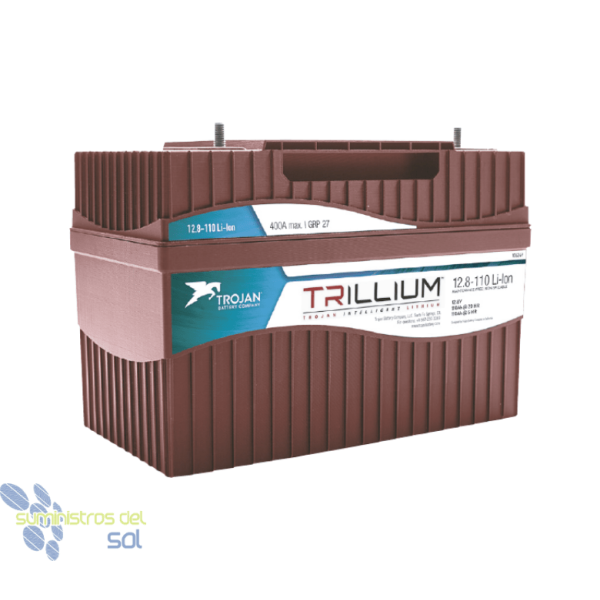 Bateria de lítio Trojan Trillium.12.8V - 1.4kWh Δ Modelo TR 12.8-110 Li-ion