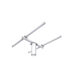 Inclined support with 18H pole - For 1 or 2 solar panels