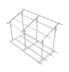 Elevated structure for solar panels - Sunfer 38V two rows