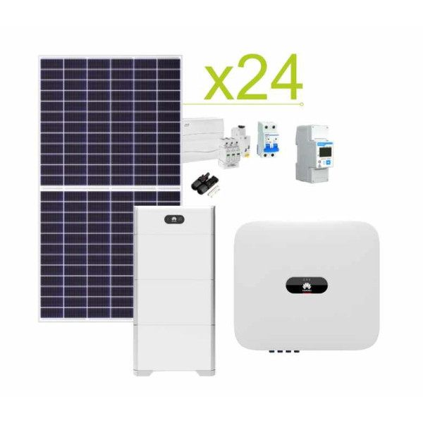 AutoConsumo Solar Triphasic Kit de Kit Huawei 69.120 Bateria de Wh/day e lítio Huawei LUNA2000-5/10/15-S0