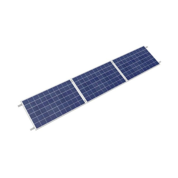 Coplanar support for 8 panel. Metal Roof Or Tile - Horizontal Up to 2400x1150