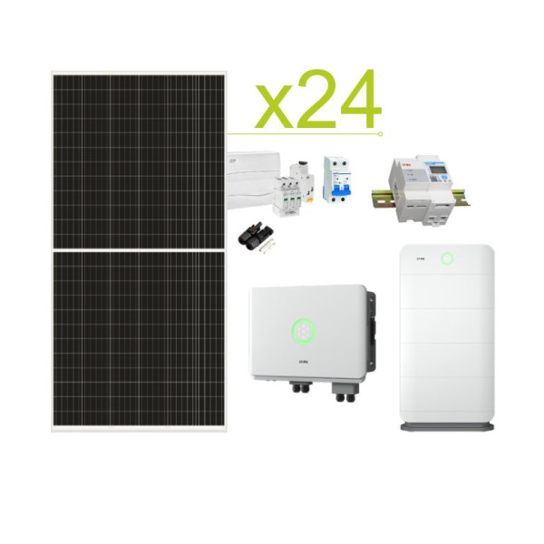 Autoconsumption Solar Kit SAJ 69,120Wh/day and lithium battery SAJ 4.8-24kWh