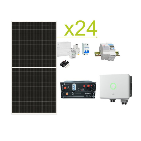 Kit solar Autoconsumo SAJ 69.120Wh/día y batería de litio Pylontech HV 7.2-16.8kWh