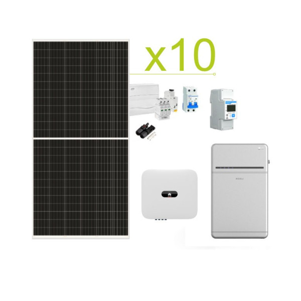 Solar Autoconsumption Kit Huawei 28,800Wh/day lithium battery LG RESU 10H
