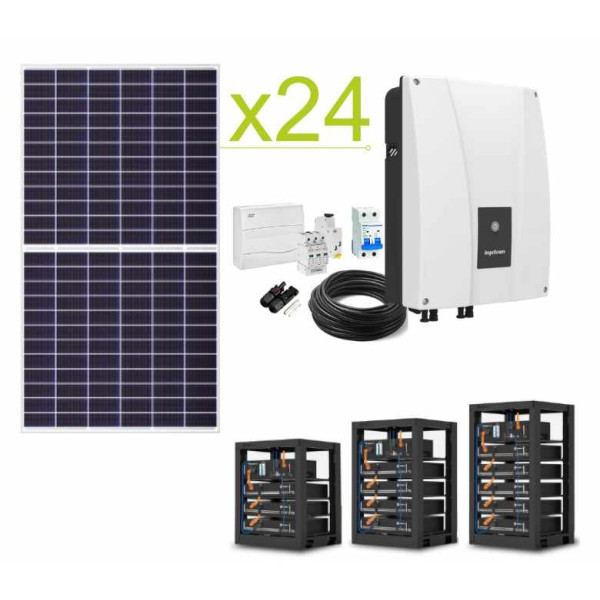 Kit Solar Aislada Ingeteam 69.120Wh/día Y Batería De Litio Pylontech 14,4kWh