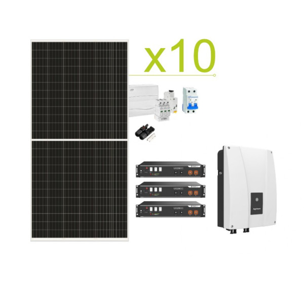 Autoconsumption Solar Kit Ingeteam 28,800Wh/day and lithium battery Pylontech 7kWh