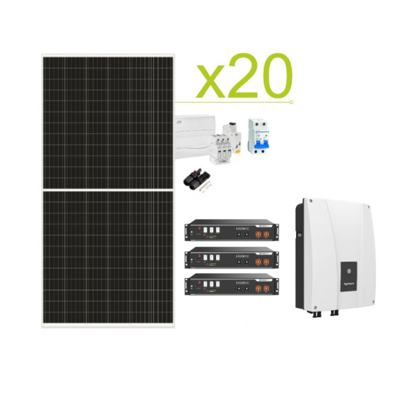 Kit Solar Autoconsumo Ingeteam 57.600Wh/día Y Batería De Litio Pylontech 10,5kWh