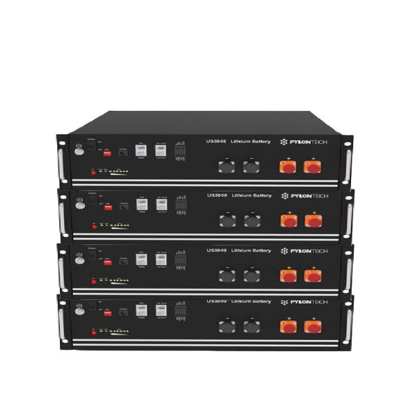 Pack 5 Modules Pylontech US3000C 17,5kWh 48V