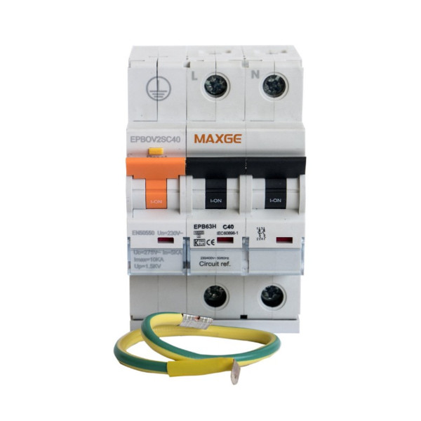Permanent and transient overvoltages 2p 40A
