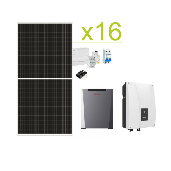 Self-consumption Solar Kit Ingeteam 46,080Wh/day and Ingeteam 10.6kWh Lithium Battery