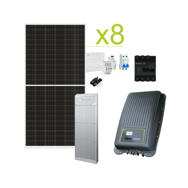 Autoconsumo solar Kit de Kit Kostal PLUS 23.040 Bateria de Wh/day e lítio Varta-Muralha 10kWh 20k O quê