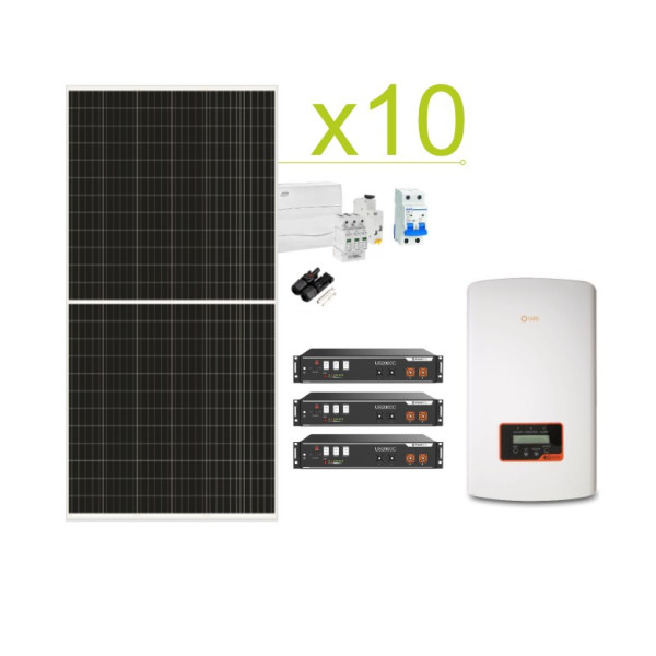 Self-consumption Solar Kit Solis 28,800Wh/day and Pylontech 7kWh Lithium Battery