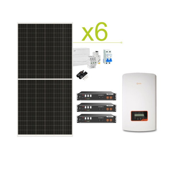 Self-consumption Solar Kit Solis 17,280Wh/day and Pylontech 7kWh Lithium Battery