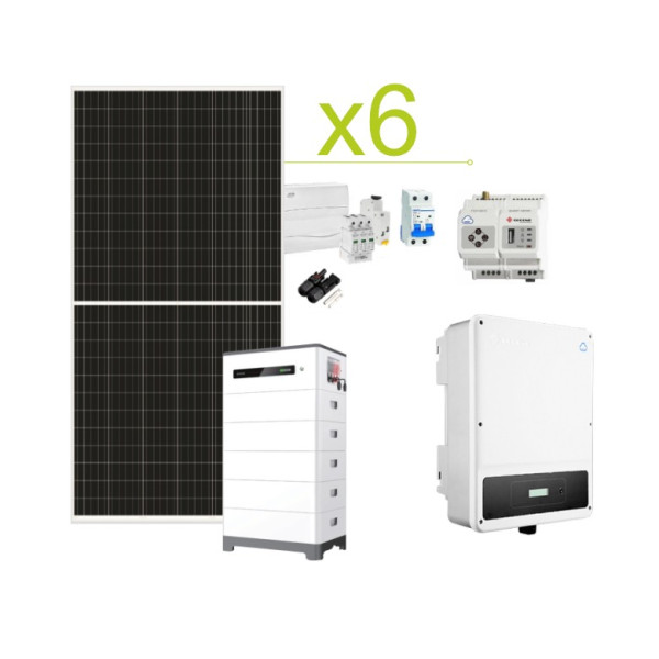 Kit Solar de Autoconsumo Goodwe 17.280Wh/dia e Bateria de Lítio GoodWe Lynx Home U