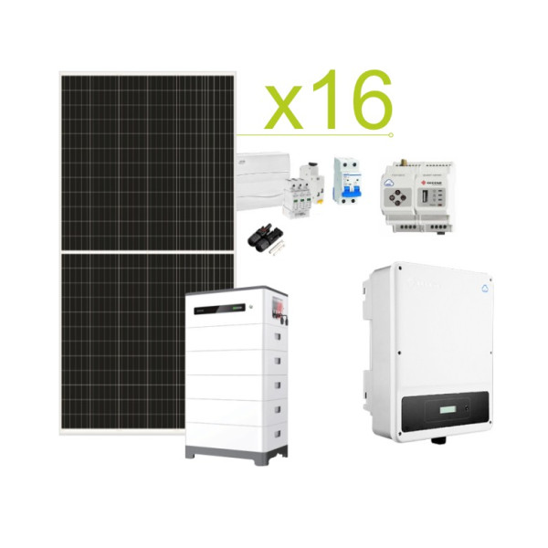 Kit Solar Autoconsumo Goodwe 46.080Wh/día y Batería De Litio Goodwe Lynx Home U
