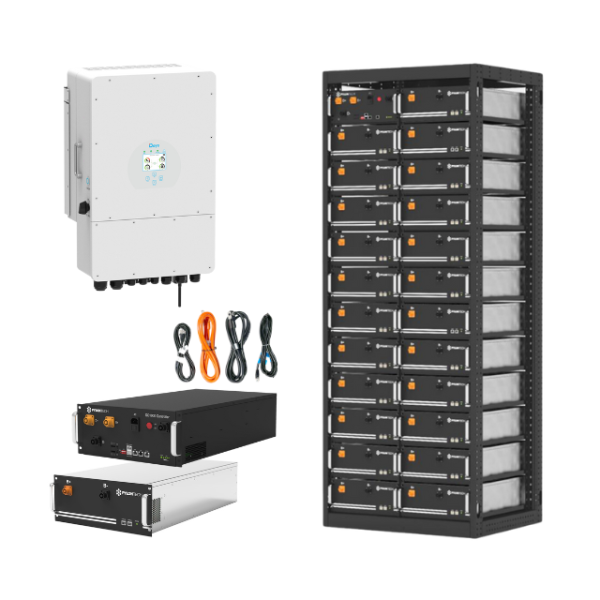 Inversor trifásico Deye 20kW + Bateria Deye BOS-G(HV) - Kit de utilização comercial/industrial