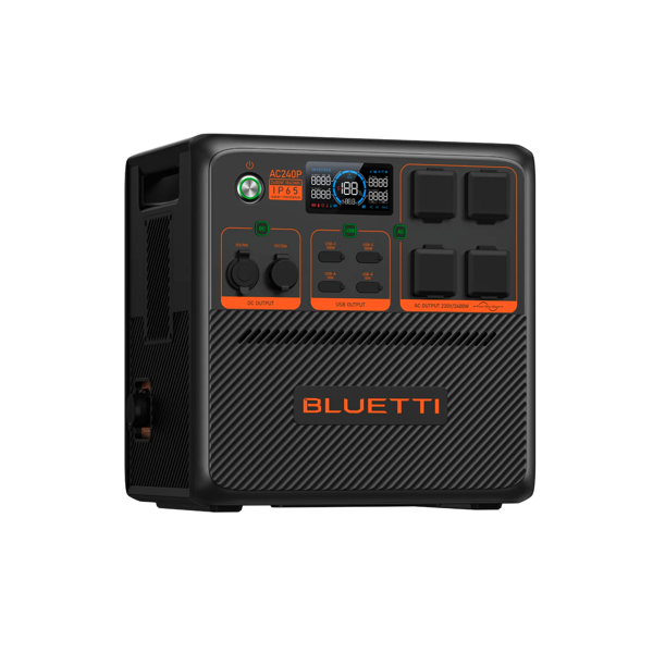BLUETTI AC240P Portable Power Station 2,400W - 1,843Wh