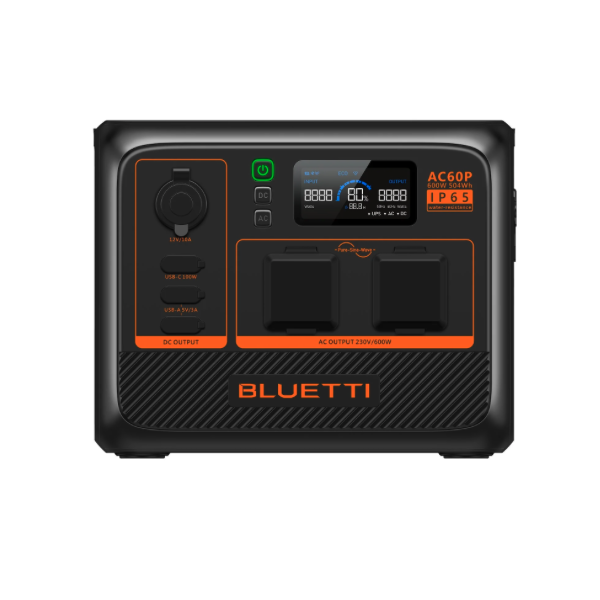 BLUETTI AC60P Estación de energía portátil de 600W - 504Wh