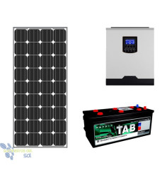 Kit Solar Isolado 900Wh