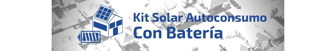 Kit solar com bateria de lítio para autoconsumo | suprimentos de sol