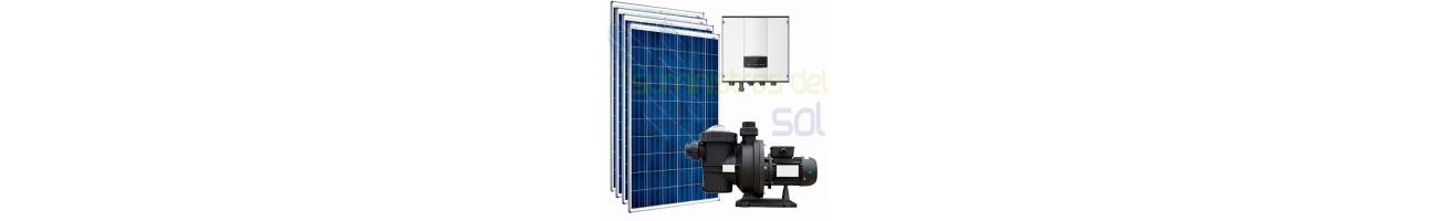 kit solar para estações de tratamento de piscinas