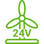 Aerogeneradores a 24V