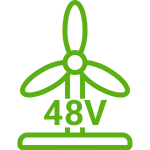 Aerogeneradores a 48V