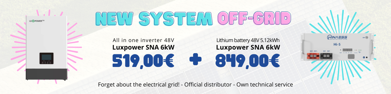 kit off-grid luxpower + hinaess