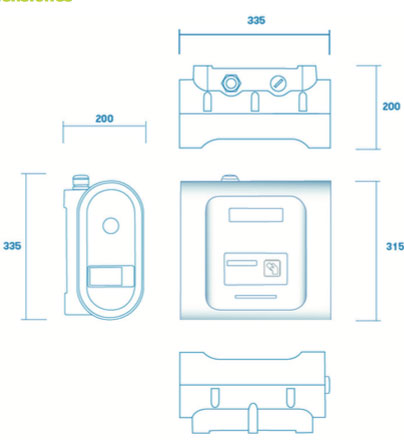 Dimensiones Circutor serie ePark